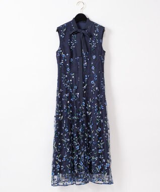 フラワースパンコール刺繍ワンピース Grace Continental Grace Continental グレースコンチネンタル 通販 フラワースパンコール刺繍ワンピース Grace Continental Grace Continental グレースコンチネンタル 通販