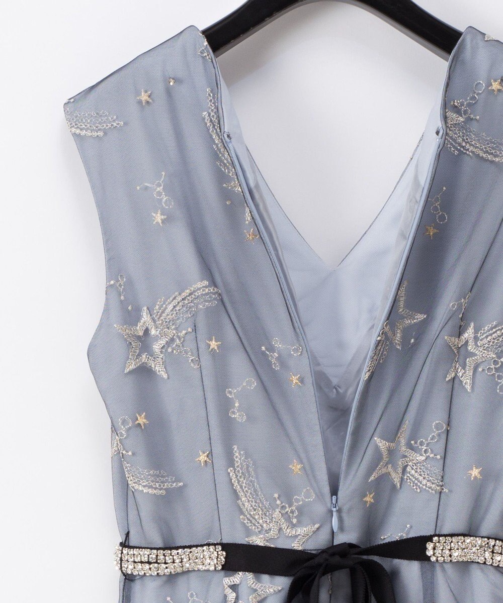 GRACE CONTINENTAL チュール刺繍ビジュードレス 