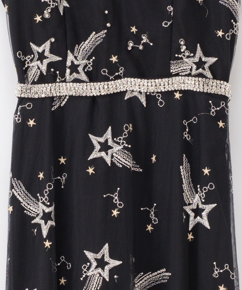 GRACE CONTINENTAL チュール刺繍ビジュードレス 