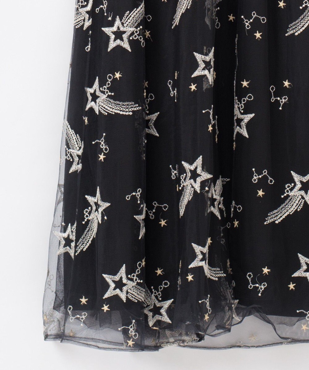 GRACE CONTINENTAL チュール刺繍ビジュードレス 