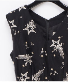 GRACE CONTINENTAL チュール刺繍ビジュードレス