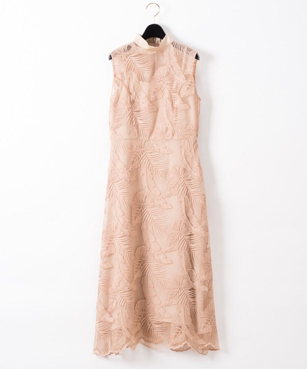 オンライン限定 リーフレースハイネックワンピース Grace Continental Grace Continental グレースコンチネンタル 通販