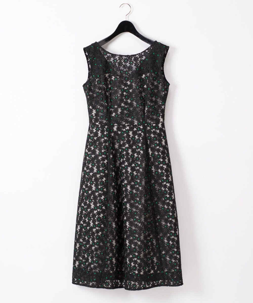 フラワー配色刺繍ドレス / GRACE CONTINENTAL | GRACE CONTINENTAL  