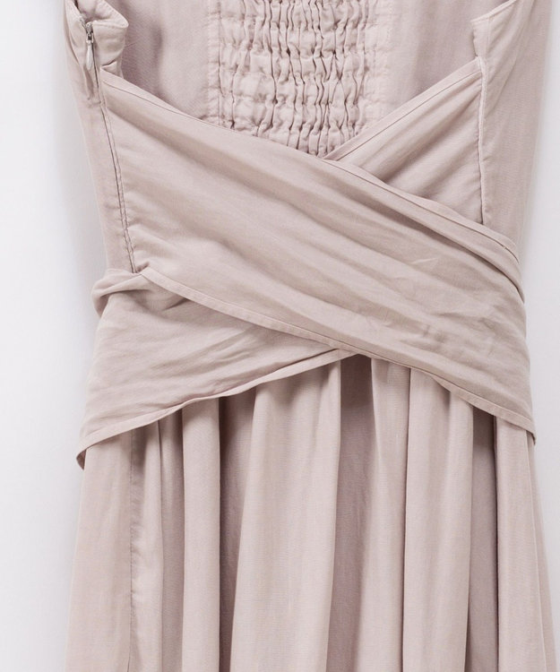 グラデーション染ワンピース チャコール 36