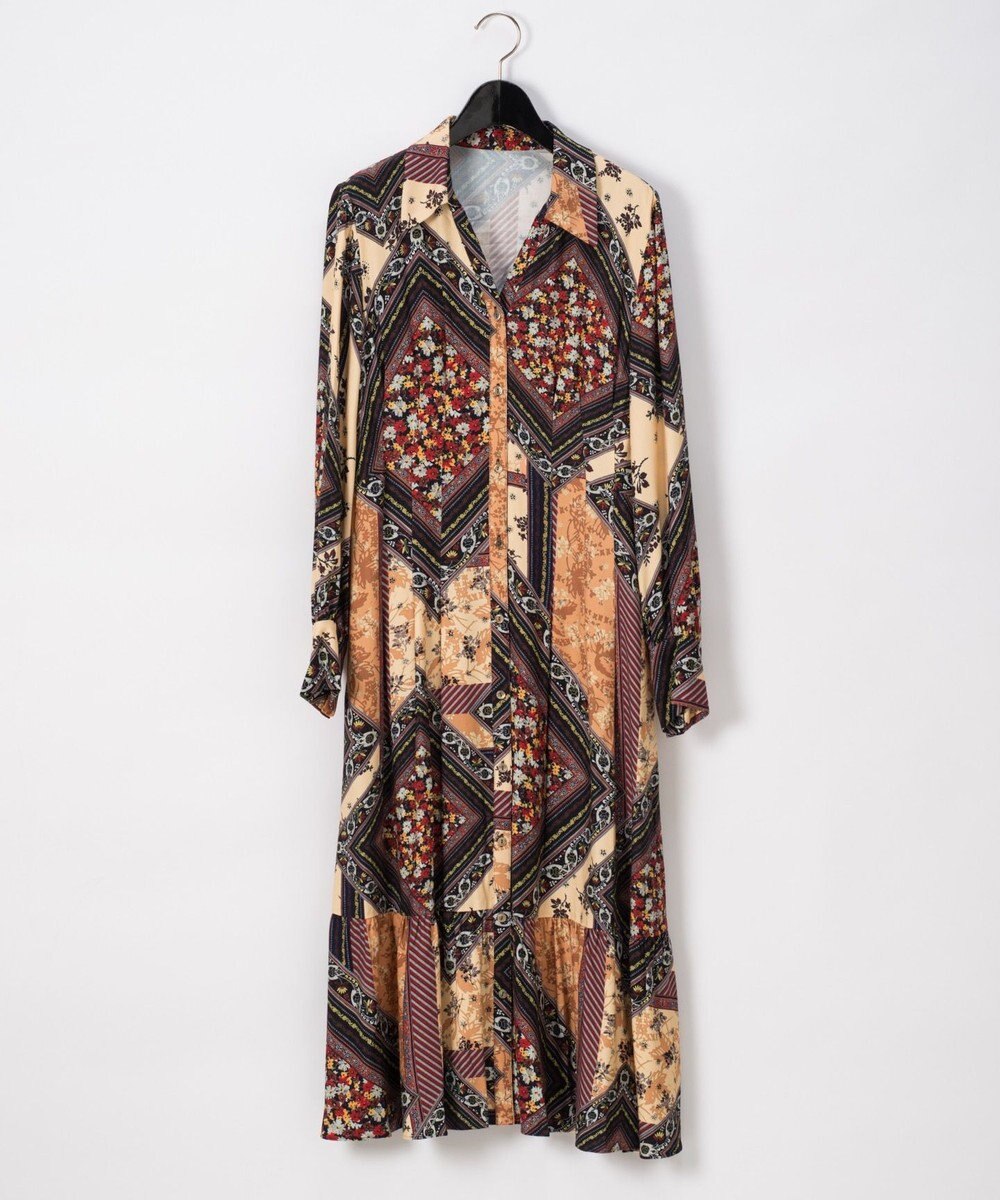 フレームフラワープリントワンピース Grace Continental Grace Continental グレースコンチネンタル 通販