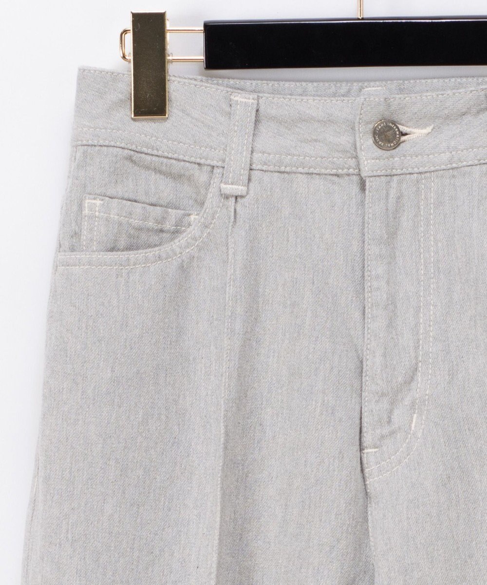 GRACE CONTINENTAL デニムストレートパンツ 