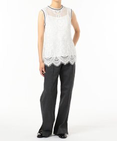 GRACE CONTINENTAL デニムストレートパンツ