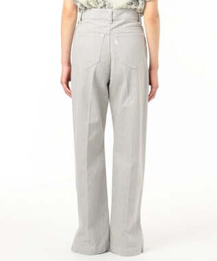 GRACE CONTINENTAL デニムストレートパンツ グレー