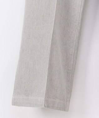 GRACE CONTINENTAL デニムストレートパンツ グレー