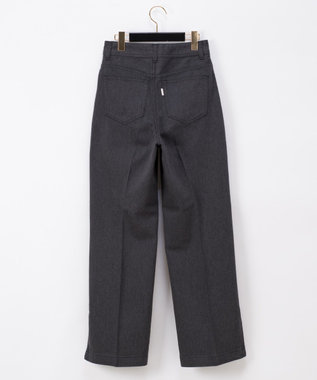 GRACE CONTINENTAL デニムストレートパンツ ブラック