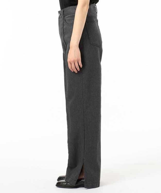 GRACE CONTINENTAL デニムストレートパンツ ブラック