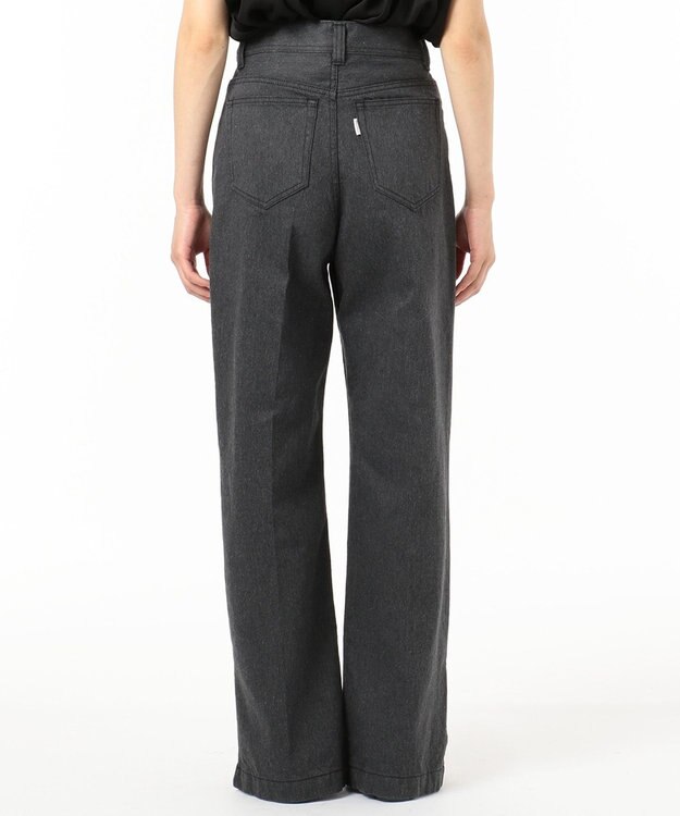 GRACE CONTINENTAL デニムストレートパンツ ブラック