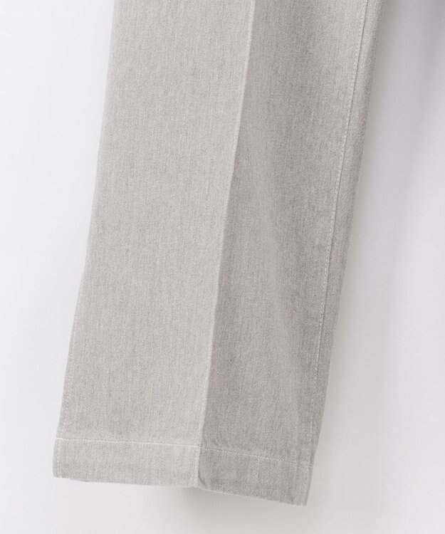 GRACE CONTINENTAL デニムストレートパンツ グレー