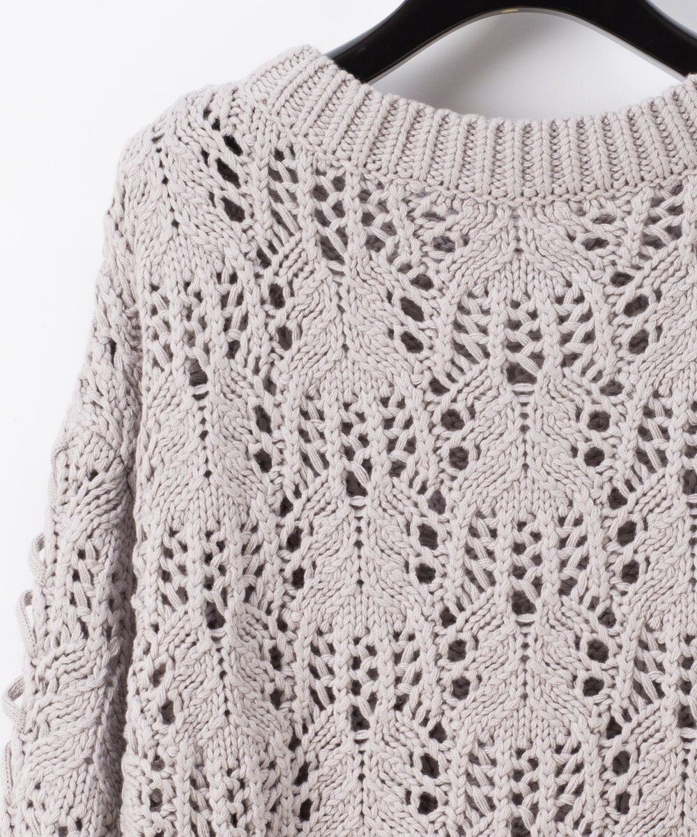 ファーケーブルニットトップ Grace Continental Grace Continental グレースコンチネンタル 通販