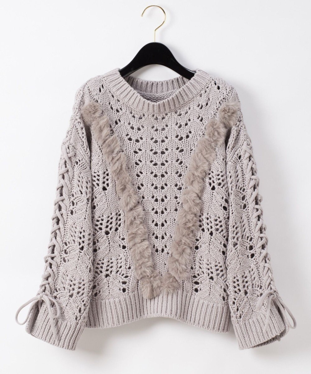 ファーケーブルニットトップ Grace Continental Grace Continental グレースコンチネンタル 通販 ファーケーブルニットトップ Grace Continental Grace Continental グレースコンチネンタル 通販