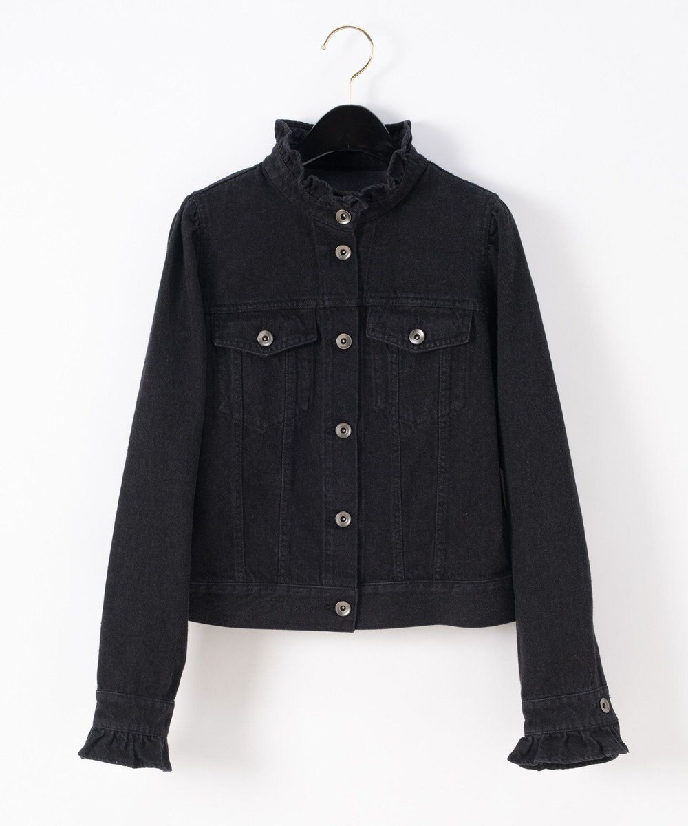フリルスタンドデニムジャケット Grace Continental Grace Continental グレースコンチネンタル 通販 フリルスタンドデニムジャケット Grace Continental Grace Continental グレースコンチネンタル 通販