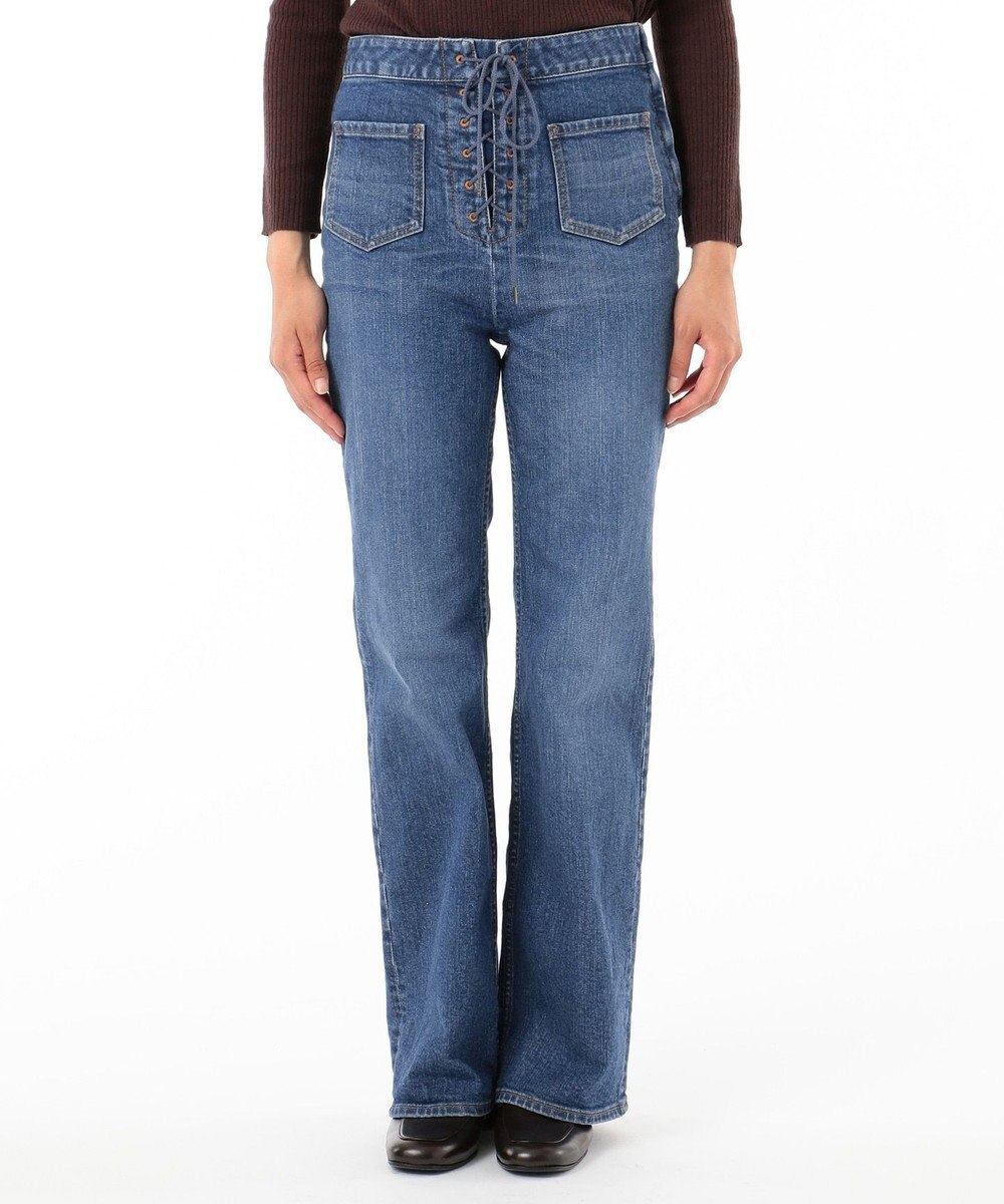 レースアップデニムパンツ Grace Continental Grace Continental グレースコンチネンタル 通販