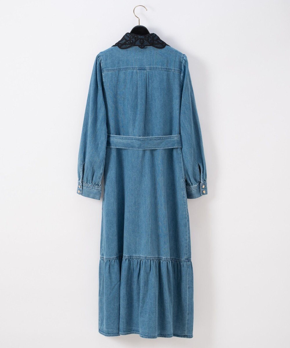 デニム刺繍衿ワンピース Grace Continental Grace Continental グレースコンチネンタル 通販 デニム刺繍衿ワンピース Grace Continental Grace Continental グレースコンチネンタル 通販