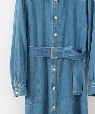 デニム刺繍衿ワンピース Grace Continental Grace Continental グレースコンチネンタル 通販