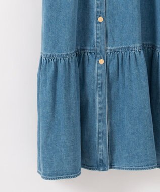 デニム刺繍衿ワンピース Grace Continental Grace Continental グレースコンチネンタル 通販