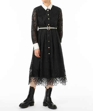 レース刺繍ドレス GRACE CONTINENTAL GRACE CONTINENTAL グレース