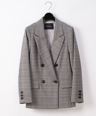 チェックテーラードジャケット Grace Continental Grace Continental グレースコンチネンタル 通販 チェックテーラードジャケット Grace Continental Grace Continental グレースコンチネンタル 通販