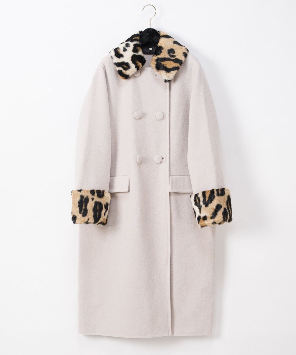 レオパードファー付コート Grace Continental Grace Continental グレースコンチネンタル 通販