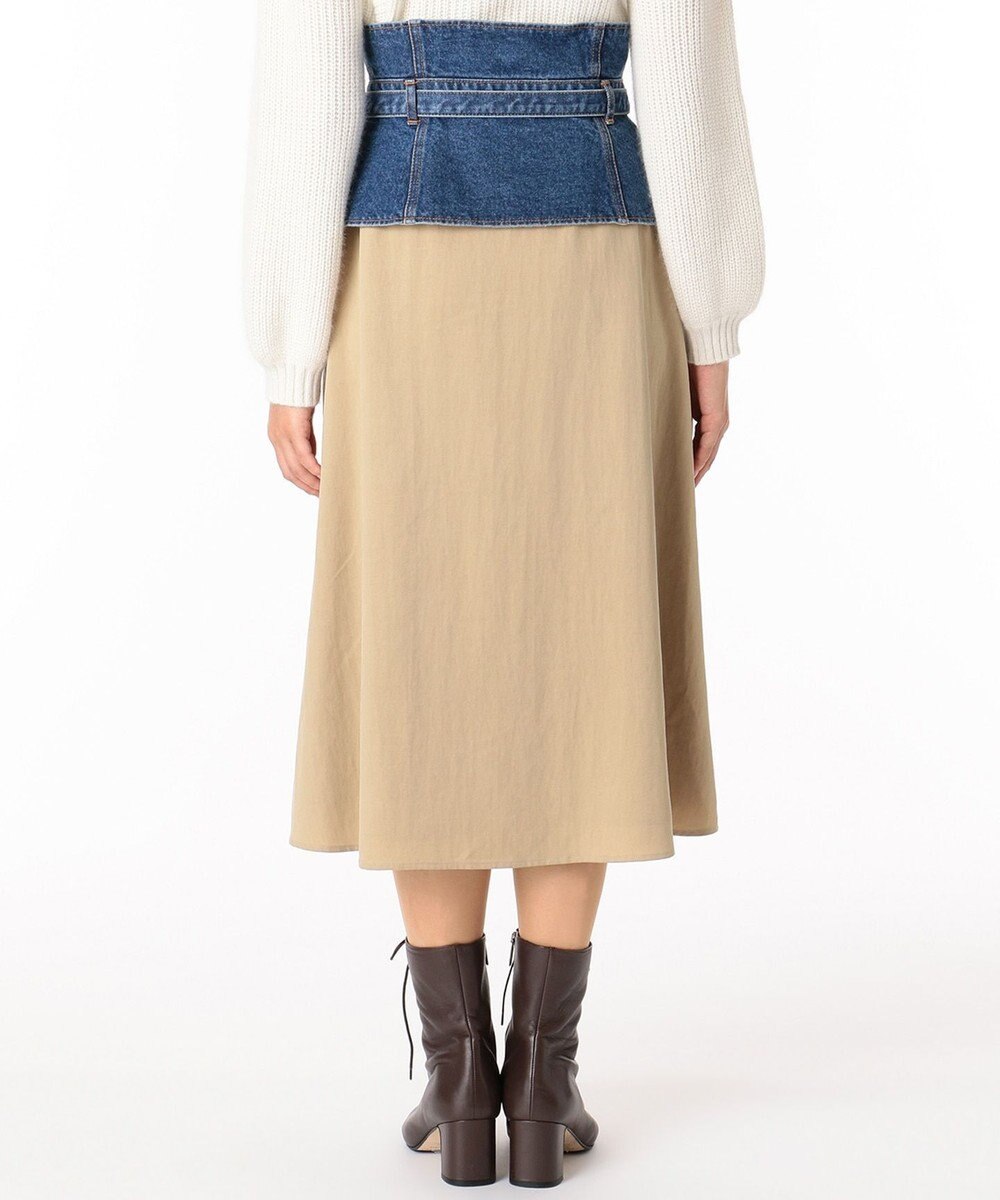 デニムコンビフレアスカート Grace Continental Grace Continental グレースコンチネンタル 通販