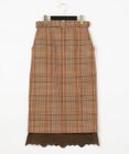 ウールレースタイトチェックスカート / GRACE CONTINENTAL
