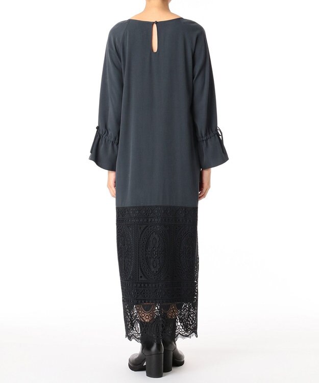 GRACE CONTINENTAL ロングジレワンピ サテンコンビジレワンピース / GRACE CONTINENTAL | GRACE