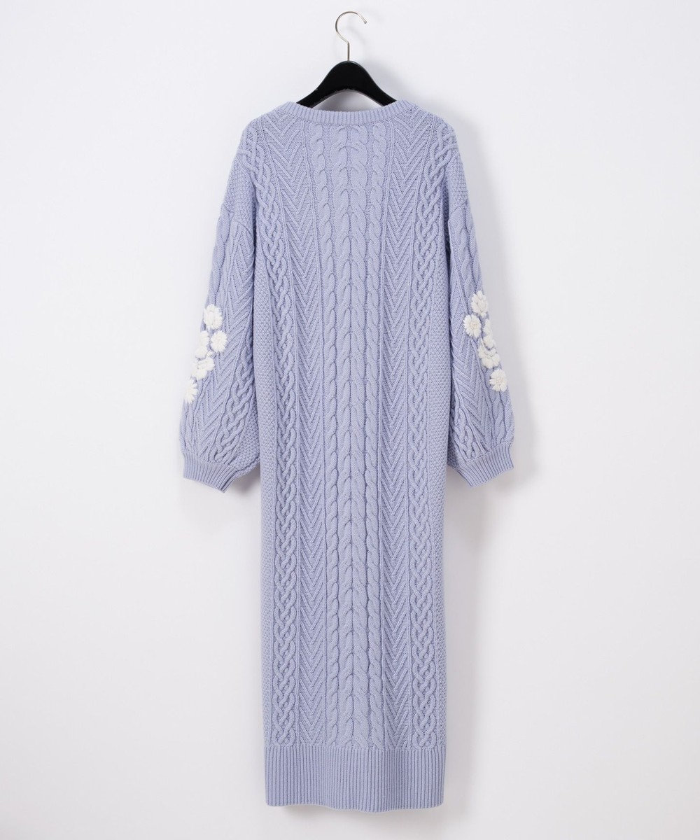 刺繍ケーブルニットワンピース Grace Continental Grace Continental グレースコンチネンタル 通販 刺繍ケーブルニットワンピース Grace Continental Grace Continental グレースコンチネンタル 通販