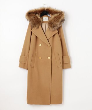 フードファー付ウールコート Grace Continental Grace Continental グレースコンチネンタル 通販