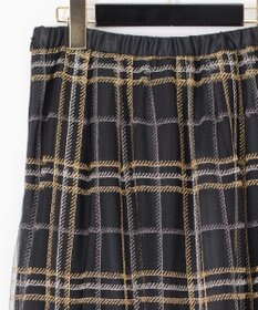 チェック刺繍チュールスカート Grace Continental Grace Continental グレースコンチネンタル 通販