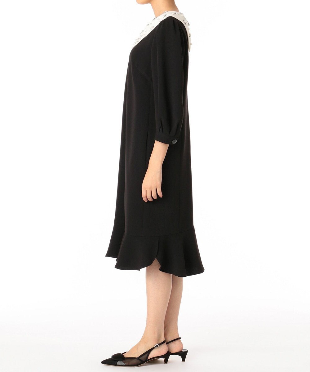 ビジュー衿バイカラーワンピース Grace Continental Grace Continental グレースコンチネンタル 通販