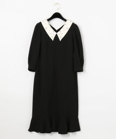 ビジュー衿バイカラーワンピース Grace Continental Grace Continental グレースコンチネンタル 通販
