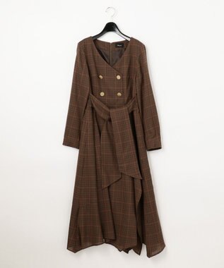 ダブルボタンベルトワンピース Grace Continental Grace Continental グレースコンチネンタル 通販