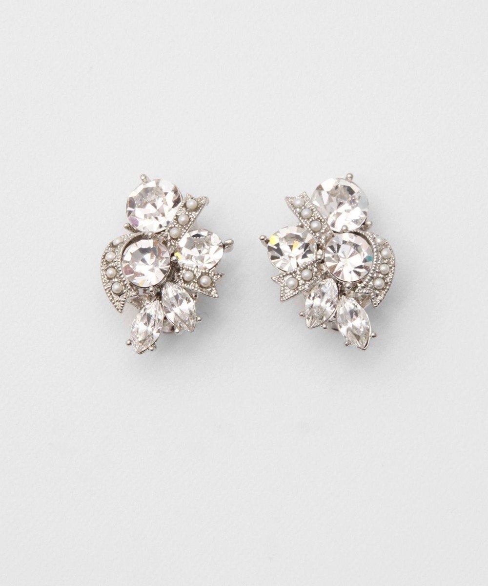 GRACE CONTINENTAL ラインストーンイヤークリップ