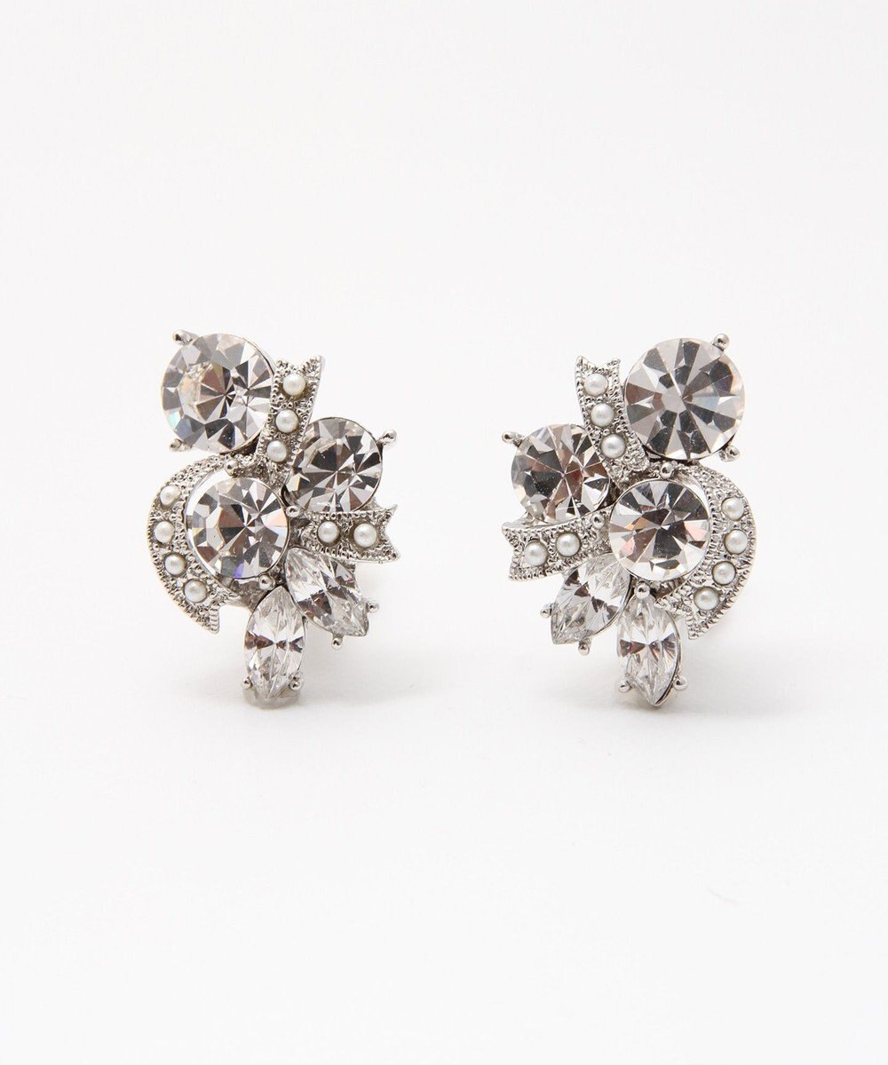 GRACE CONTINENTAL ラインストーンイヤークリップ