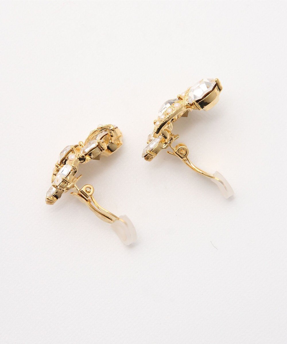 GRACE CONTINENTAL ラインストーンイヤークリップ