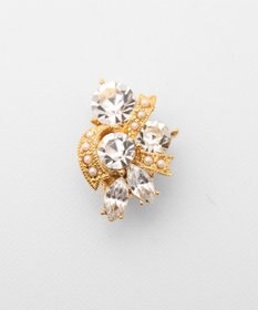 GRACE CONTINENTAL ラインストーンイヤークリップ