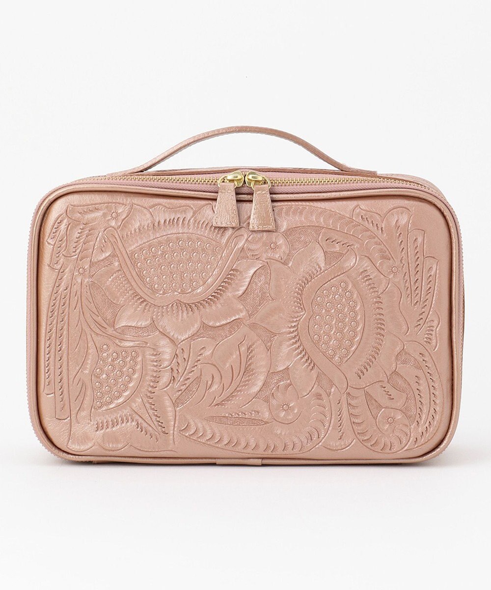 GRACE CONTINENTAL Flat Pouch ピンクゴールド