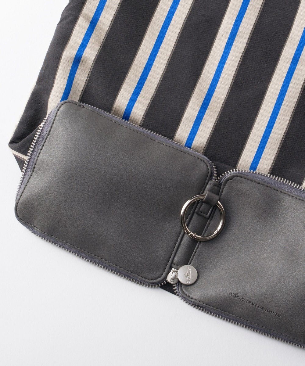 GRACE CONTINENTAL ファブリックトートバッグ 