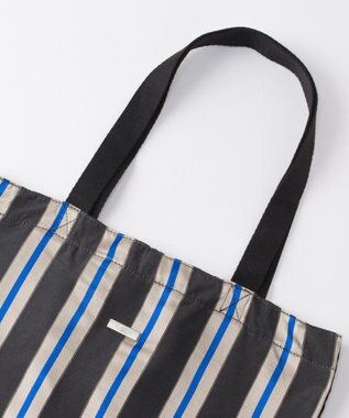 GRACE CONTINENTAL ファブリックトートバッグ ブルー