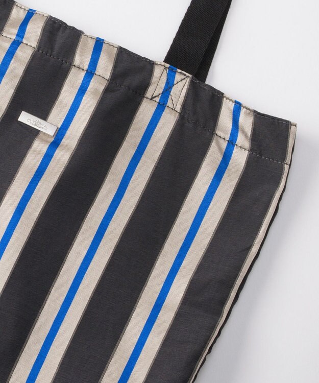 GRACE CONTINENTAL ファブリックトートバッグ ブルー