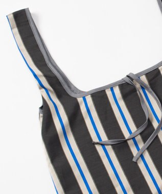 GRACE CONTINENTAL ファブリックマルシェバッグ ブルー