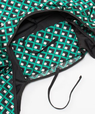 GRACE CONTINENTAL ファブリックマルシェバッグ グリーン