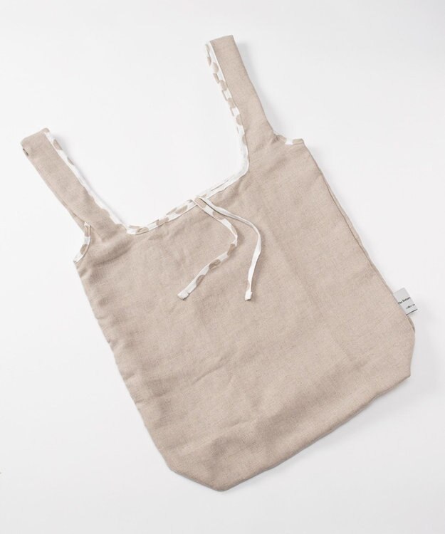 GRACE CONTINENTAL ファブリックマルシェバッグ ベージュ