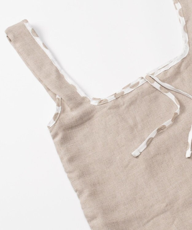 GRACE CONTINENTAL ファブリックマルシェバッグ ベージュ