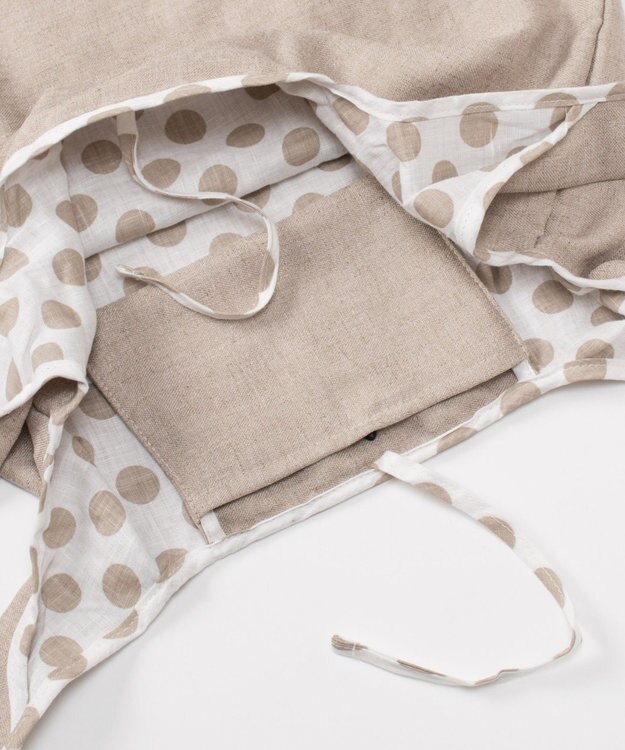 GRACE CONTINENTAL ファブリックマルシェバッグ ベージュ