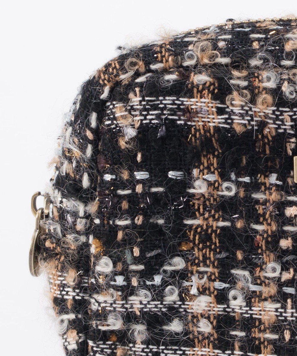 GRACE CONTINENTAL ファブリックスクエアポーチ 